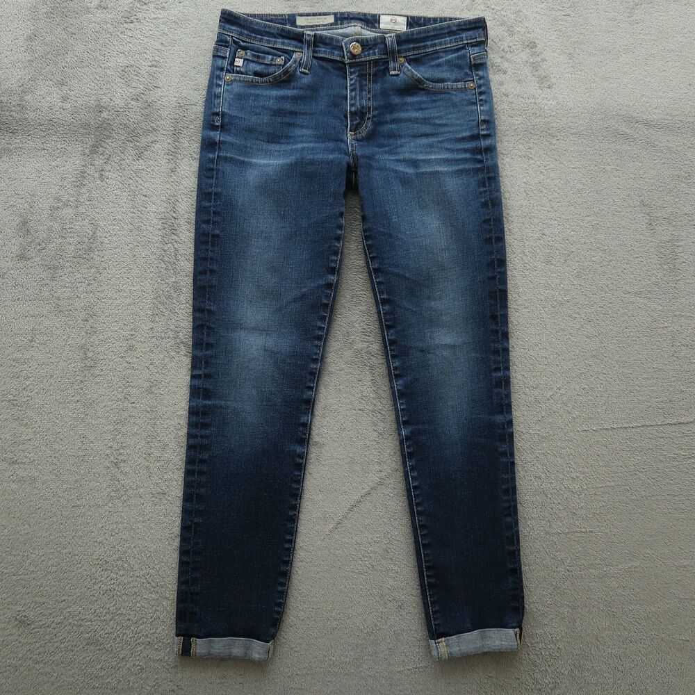 Adriano Goldschmied  Jean Womens 27R Low-Rise Stilt Roll Up Cigarette 26" Inseam